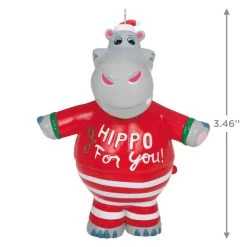 Hallmark I Want A Hippopotamus For Christmas Musical Ornament -Hallmark Toys Shop Christmas Hippopotamus Keepsake Ornament 2099QGO2627 03