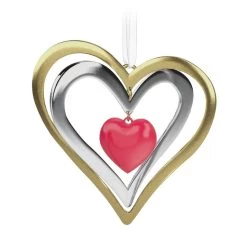 Hallmark Our Christmas Together 2023 Metal Ornament -Hallmark Toys Shop Christmas Together Metal Hearts Keepsake Ornament 1899QGO2889 06