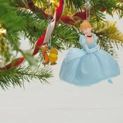 Hallmark Disney Cinderella Jaq And Gus Love Cinderelly Christmas Ornaments, Set Of 2 -Hallmark Toys Shop Cinderella Jaq and Gus Keepsake Ornaments 2499QXD6619 02