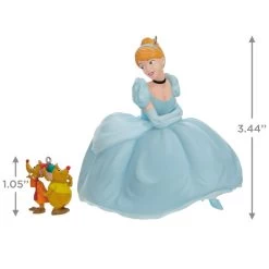 Hallmark Disney Cinderella Jaq And Gus Love Cinderelly Christmas Ornaments, Set Of 2 -Hallmark Toys Shop Cinderella Jaq and Gus Keepsake Ornaments 2499QXD6619 03