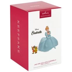 Hallmark Disney Cinderella Jaq And Gus Love Cinderelly Christmas Ornaments, Set Of 2 -Hallmark Toys Shop Cinderella Jaq and Gus Keepsake Ornaments 2499QXD6619 04