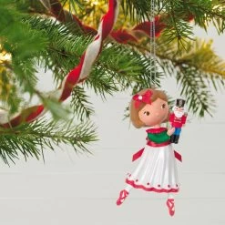 Hallmark Nutcracker Sweet Clara 2023 Exclusive Ornament -Hallmark Toys Shop Clara With Nutcracker Keepsake Ornament 1799QXC5621 02
