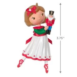 Hallmark Nutcracker Sweet Clara 2023 Exclusive Ornament -Hallmark Toys Shop Clara With Nutcracker Keepsake Ornament 1799QXC5621 03