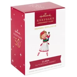 Hallmark Nutcracker Sweet Clara 2023 Exclusive Ornament -Hallmark Toys Shop Clara With Nutcracker Keepsake Ornament 1799QXC5621 04