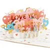 Hallmark Love You Always 3D Pop-Up Love Card 1 Hallmark Love You Always 3D Pop-Up Love Card -Hallmark Toys Shop Colorful Hearts 3D PopUp Love Card 1299LAD2904 01