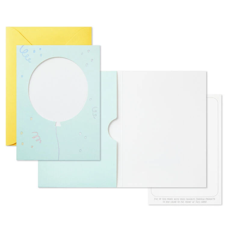 Hallmark Crayola® Kids Card Kit With Markers In Caddy, Pack Of 8 4 Hallmark Crayola® Kids Card Kit With Markers In Caddy, Pack Of 8 - Image 2