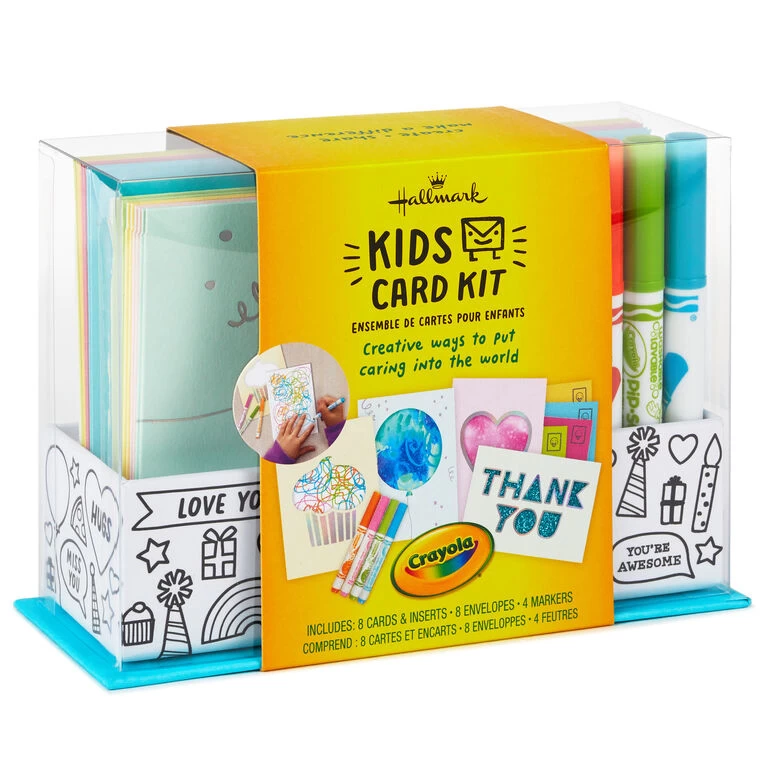 Hallmark Crayola® Kids Card Kit With Markers In Caddy, Pack Of 8 10 Hallmark Crayola® Kids Card Kit With Markers In Caddy, Pack Of 8 - Image 8