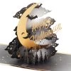 Hallmark Crescent Moon 3-D Pop-Up Halloween Card -Hallmark Toys Shop Crescent Moon and Bats 3D PopUp Halloween Card 1299IEH3001 01