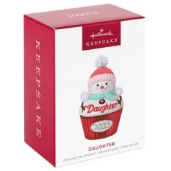Hallmark Daughter Cupcake 2023 Ornament -Hallmark Toys Shop Daughter Snowman Cupcake 2023 Keepsake Ornament 1399QGO2539 04