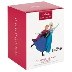 Hallmark Disney Frozen 10th Anniversary Two Sisters, One Heart Ornament -Hallmark Toys Shop Disney Anna and Elsa Skating Keepsake Ornament 2799QXD6599 04