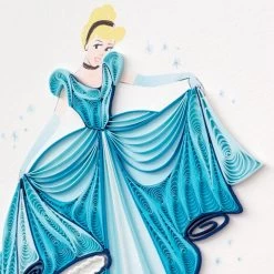 Hallmark Disney Princess Cinderella You Sparkle Quilled Paper Handmade Card -Hallmark Toys Shop Disney Cinderella Quilled Paper Handmade Card for Her 1299LAD2856 04
