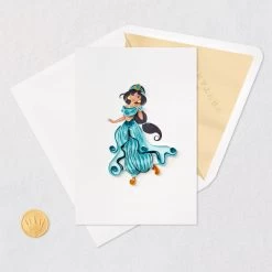 Hallmark Disney Princess Jasmine Magical Day Quilled Paper Handmade Card 14 Hallmark Disney Princess Jasmine Magical Day Quilled Paper Handmade Card -Hallmark Toys Shop Disney Jasmine Quilled Paper Handmade Card for Her 1299LAD2857 05