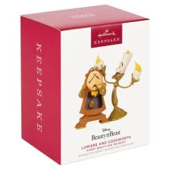 Hallmark Disney Beauty And The Beast Lumiere And Cogsworth Ornament -Hallmark Toys Shop Disney Lumiere and Cogsworth Keepsake Ornament 2499QXE3277 04