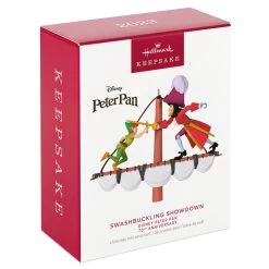 Hallmark Disney Peter Pan 70th Anniversary Swashbuckling Showdown Ornament -Hallmark Toys Shop Disney Peter Pan and Hook Keepsake Ornament 2499QXD6617 04