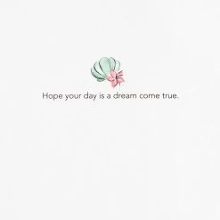 Hallmark Disney The Little Mermaid Ariel Happy Wish Quilled Paper Handmade Card -Hallmark Toys Shop Disney The Little Mermaid Ariel Quilled Paper Card 1299LAD2858 02