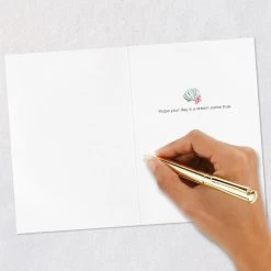 Hallmark Disney The Little Mermaid Ariel Happy Wish Quilled Paper Handmade Card -Hallmark Toys Shop Disney The Little Mermaid Ariel Quilled Paper Card 1299LAD2858 06