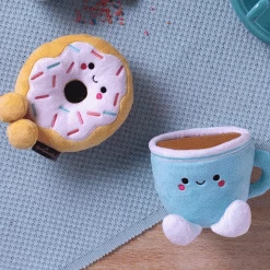 Hallmark Better Together Donut And Coffee Magnetic Plush, 5" -Hallmark Toys Shop Donut and Coffee Magnetic Plush 1KID2092 02