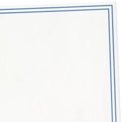 Hallmark Double Blue Border Stationery Set, Box Of 20 -Hallmark Toys Shop Double Blue Border Stationery Set 1499STN1136 02