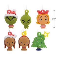 Mini Dr. Seuss's How The Grinch Stole Christmas!™ Shatterproof Hallmark Ornaments, Set Of 6 -Hallmark Toys Shop Dr. Seuss How the Grinch Stole Christmas Miniature Christmas Ornaments Set of 6 3HCM912 03