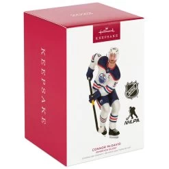 Hallmark NHL® Edmonton Oilers® Connor McDavid Ornament -Hallmark Toys Shop Edmonton Oilers Connor McDavid Keepsake Ornament 2299QXI7169 04