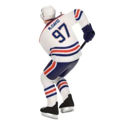 Hallmark NHL® Edmonton Oilers® Connor McDavid Ornament -Hallmark Toys Shop Edmonton Oilers Connor McDavid Keepsake Ornament 2299QXI7169 06