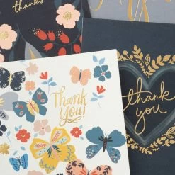 Hallmark Elegant Florals Boxed Blank Thank-You Notes Assortment, Pack Of 48 -Hallmark Toys Shop Elegant Florals Assorted Boxed ThankYou Cards 5STZ1169 03