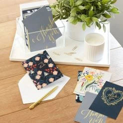 Hallmark Elegant Florals Boxed Blank Thank-You Notes Assortment, Pack Of 48 -Hallmark Toys Shop Elegant Florals Assorted Boxed ThankYou Cards 5STZ1169 06