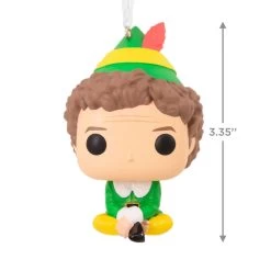 Elf Buddy The Elf™ Funko POP!® Hallmark Ornament -Hallmark Toys Shop Elf Buddy the Elf Funko POP Christmas Ornament 3HCM1107 03