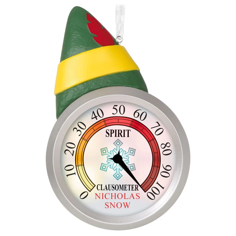 Hallmark Elf™ Clausometer Personalized Ornament With Light 3 Hallmark Elf™ Clausometer Personalized Ornament With Light