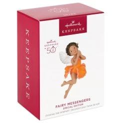 Hallmark Fairy Messengers Special Edition Ornament 11 Hallmark Fairy Messengers Special Edition Ornament -Hallmark Toys Shop Fairy in Orange Flower Dress Keepsake Ornament 1699QGO2789 04