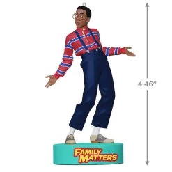 Hallmark Family Matters Steve Urkel Ornament With Sound -Hallmark Toys Shop Family Matters Steve Urkel Keepsake Ornament 2199QXI6267 03