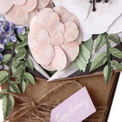 Hallmark Flower Bouquet Beautiful Day Birthday Card -Hallmark Toys Shop Floral Bouquet Displayable Birthday Card 1299LAD9483 04