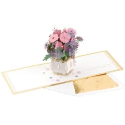 Hallmark Love And Appreciation Flower Bouquet 3D Pop-Up Love Card -Hallmark Toys Shop Flower Bouquet 3D PopUp Love Card 1299LAD2838 02