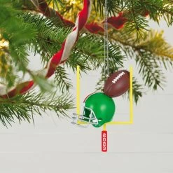 Hallmark Football Star 2023 Ornament -Hallmark Toys Shop Football Goal Post and Helmet Keepsake Ornament 1399QGO2707 02