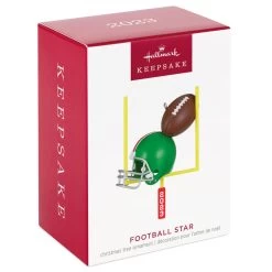 Hallmark Football Star 2023 Ornament -Hallmark Toys Shop Football Goal Post and Helmet Keepsake Ornament 1399QGO2707 04