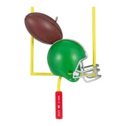 Hallmark Football Star 2023 Ornament -Hallmark Toys Shop Football Goal Post and Helmet Keepsake Ornament 1399QGO2707 06