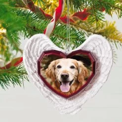 Hallmark Forever Loved Memorial Heart And Angel Wings Photo Personalized Ornament -Hallmark Toys Shop Forever Loved Memorial Heart and Angel Wings Photo Personalized Keepsake Ornament 2499QHE2119B2 02