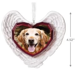 Hallmark Forever Loved Memorial Heart And Angel Wings Photo Personalized Ornament -Hallmark Toys Shop Forever Loved Memorial Heart and Angel Wings Photo Personalized Keepsake Ornament 2499QHE2119B2 03