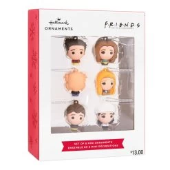 Mini Friends Shatterproof Hallmark Ornaments, Set Of 6 -Hallmark Toys Shop Friends Miniature Christmas Ornaments Set of 6 2HCM9229 04