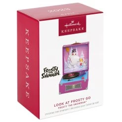Hallmark Frosty The Snowman™ Look At Frosty Go Ornament With Light And Sound -Hallmark Toys Shop Frosty the Snowman Record Player Keepsake Ornament 2499QXI6279 04