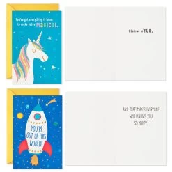 Hallmark Fun Kids Assortment Encouragement Cards, Pack Of 36 -Hallmark Toys Shop Fun Kids Assortment Encouragement Cards 5STZ1140 05