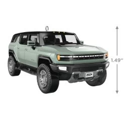 Hallmark 2024 GMC HUMMER EV™ 2023 Metal Ornament -Hallmark Toys Shop GMC Hummer EV Keepsake Ornament 2199QXI6027 03