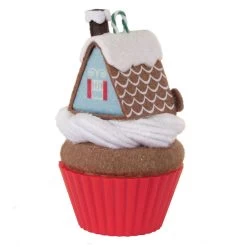Hallmark Christmas Cupcakes Gingerbread Goodness Ornament -Hallmark Toys Shop Gingerbread House Cupcake Keepsake Ornament 1599QXR8017 06