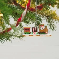 Hallmark Season’s Treatings Ornament -Hallmark Toys Shop Gingerbread Train Keepsake Ornament 1699QXR8009 02