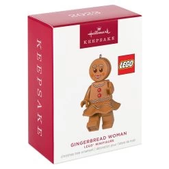 Hallmark Gingerbread Woman LEGO® Minifigure Ornament -Hallmark Toys Shop Gingerbread Woman LEGO Minifig Keepsake Ornament 1699QXI7329 04
