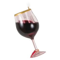 Hallmark Oh, What Fun It Is To Wine Ornament -Hallmark Toys Shop Glass of Red Wine Keepsake Ornament 1599QGO2919 06