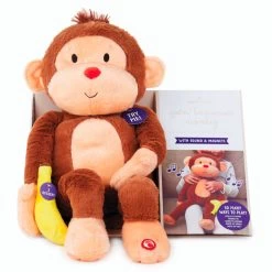Hallmark Goin' Bananas Monkey Singing Stuffed Animal, 12" -Hallmark Toys Shop Goin Bananas Interactive Monkey Stuffed Animal With Sound 1PSB2187 04