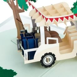 Hallmark Hope Your Day Is Good To A Tee Golf 3D Pop-Up Card -Hallmark Toys Shop Golf Cart Pun Good Day 3D PopUp Card 5RZH1304 04