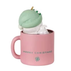 Hallmark Great-Granddaughter Hot Cocoa Mug 2023 Ornament -Hallmark Toys Shop GreatGranddaughter Snowman in Mug Keepsake Ornament 1399QGO2559 06
