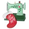 Hallmark Sew Very Merry! Ornament -Hallmark Toys Shop Green Sewing Machine and Stocking Keepsake Ornament 1799QGO2927 01